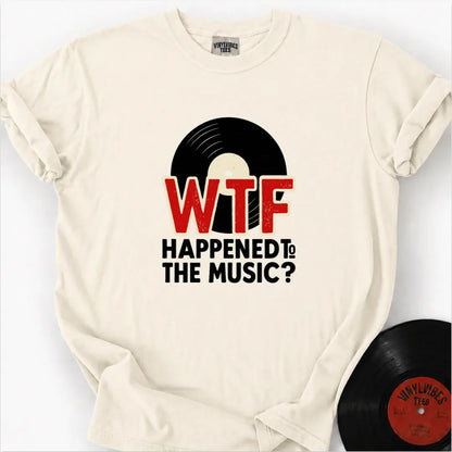 Printify T-Shirt Ivory / S What Happened To The Music Premium T-Shirt