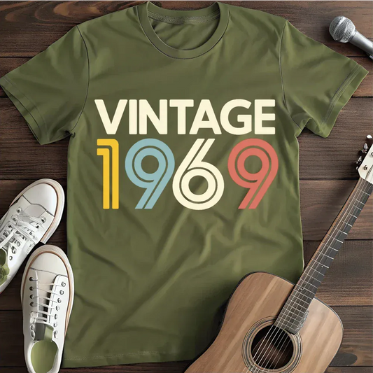 Printify T-Shirt Military Green / S 1969 T Shirt
