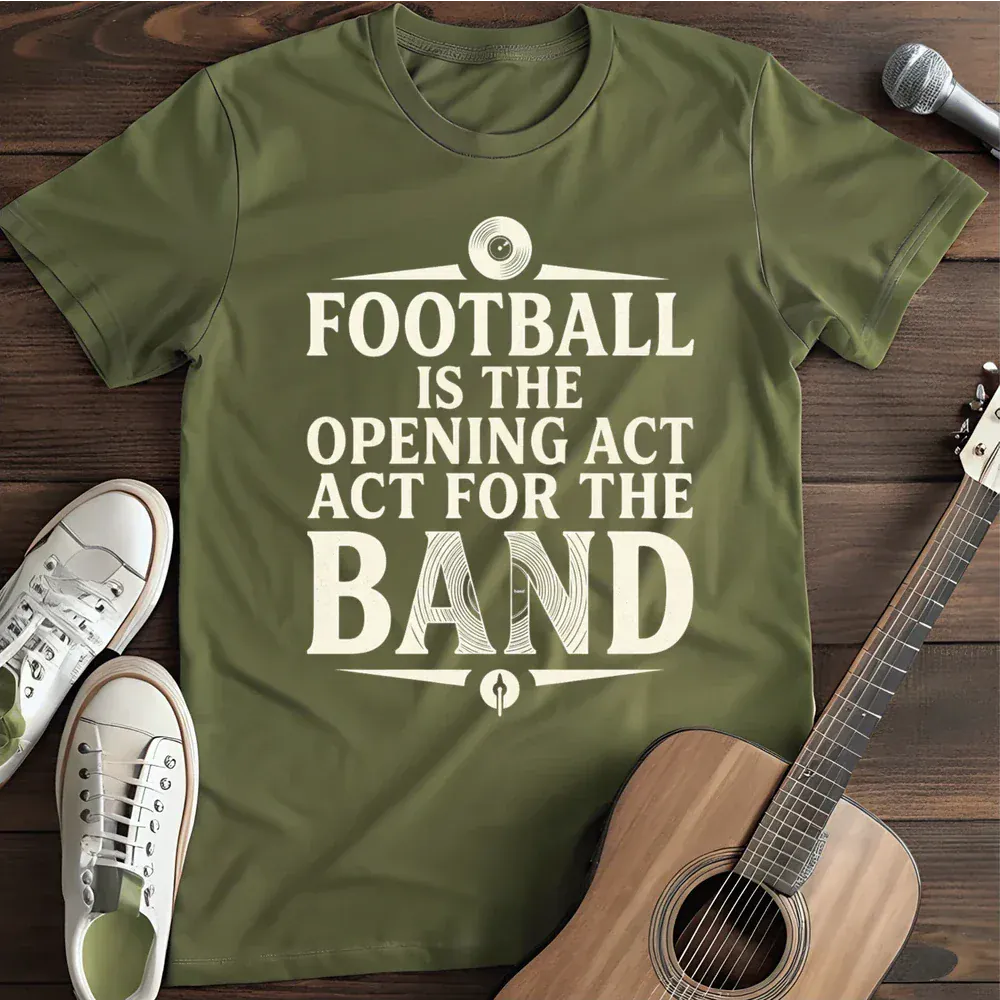 Printify T-Shirt Military Green / S Act For The Band T Shirt