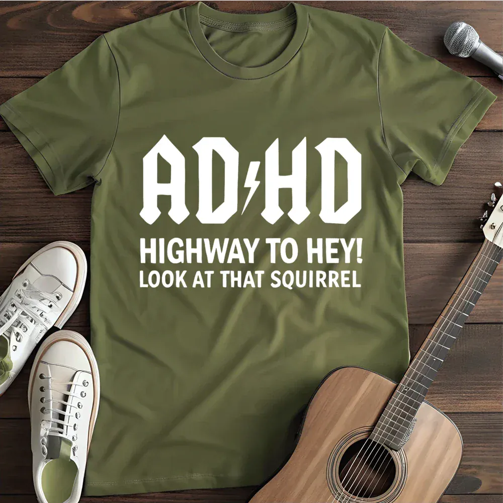 Printify T-Shirt Military Green / S Ad Hd T Shirt