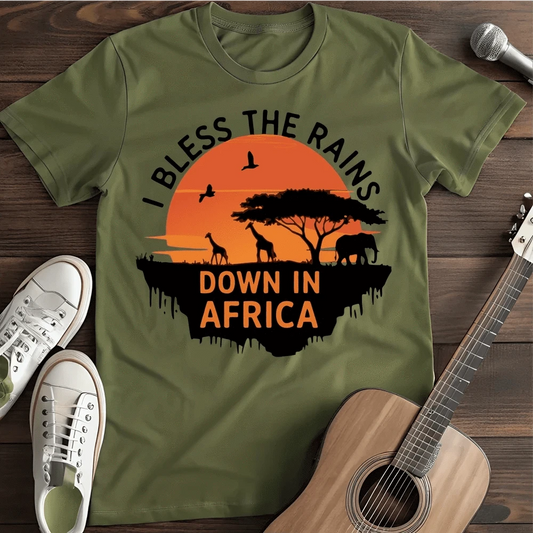 Printify T-Shirt Military Green / S Africa T Shirt