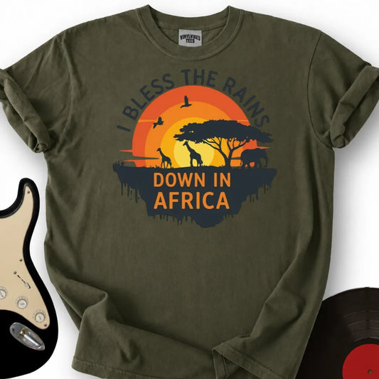 Printify T-Shirt Military Green / S Africa T-Shirt