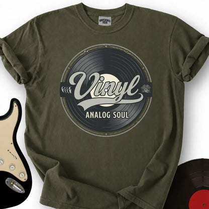 Printify T-Shirt Military Green / S Analog Soul T-Shirt