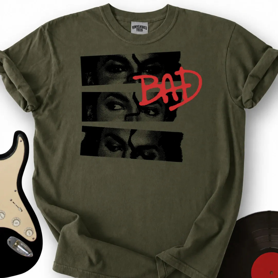 Printify T-Shirt Military Green / S Bad Era Halftone T-Shirt