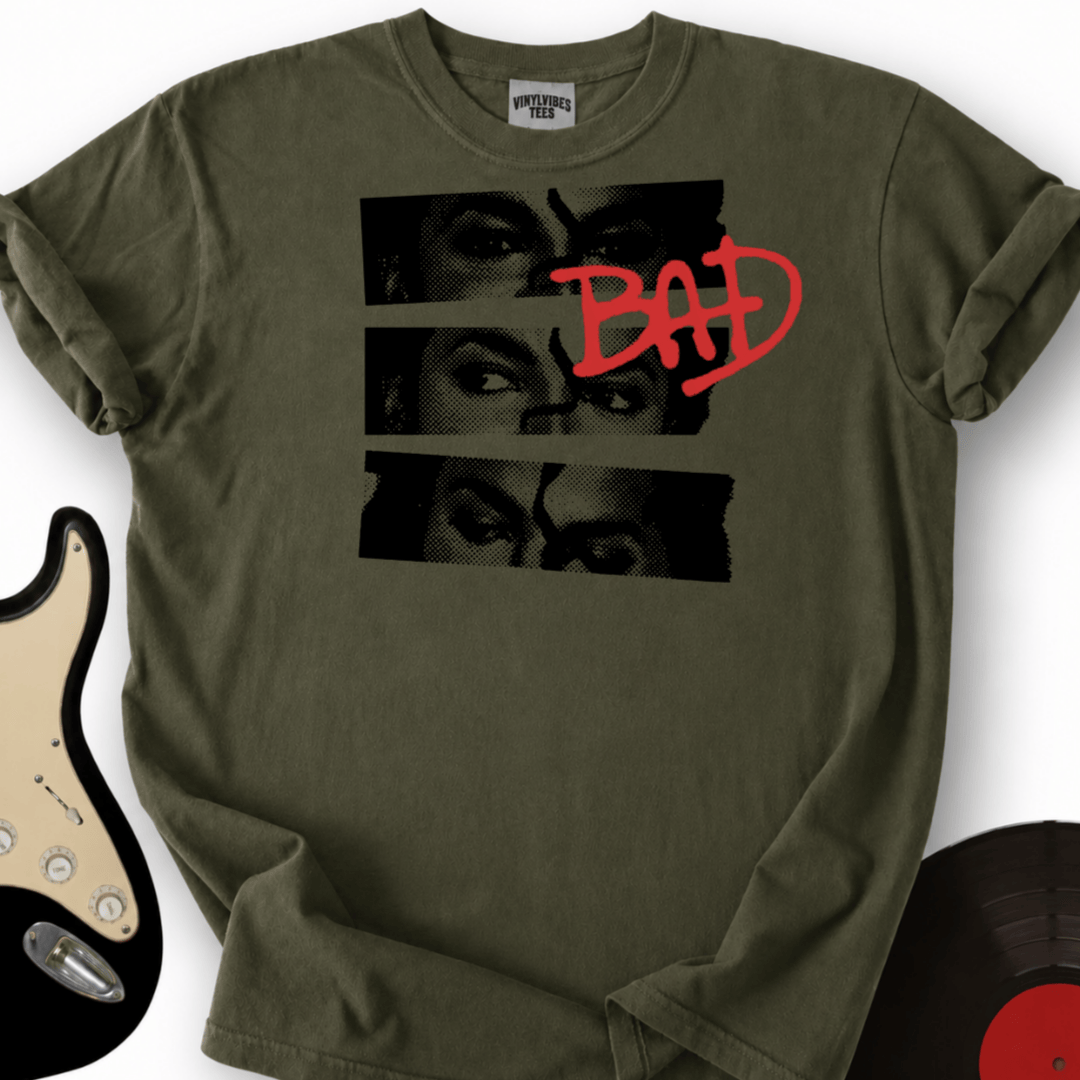 Printify T-Shirt Military Green / S Bad Era Halftone T-Shirt