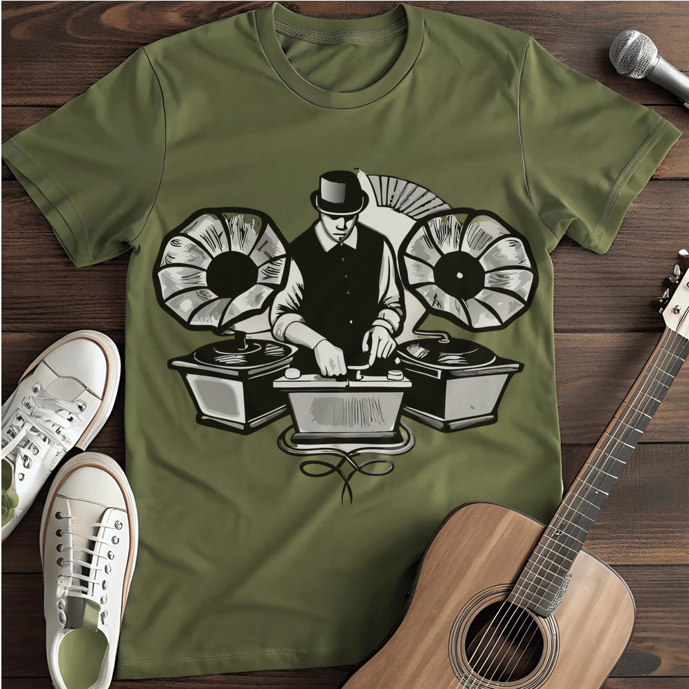 Printify T-Shirt Military Green / S Classic Dj T-Shirt