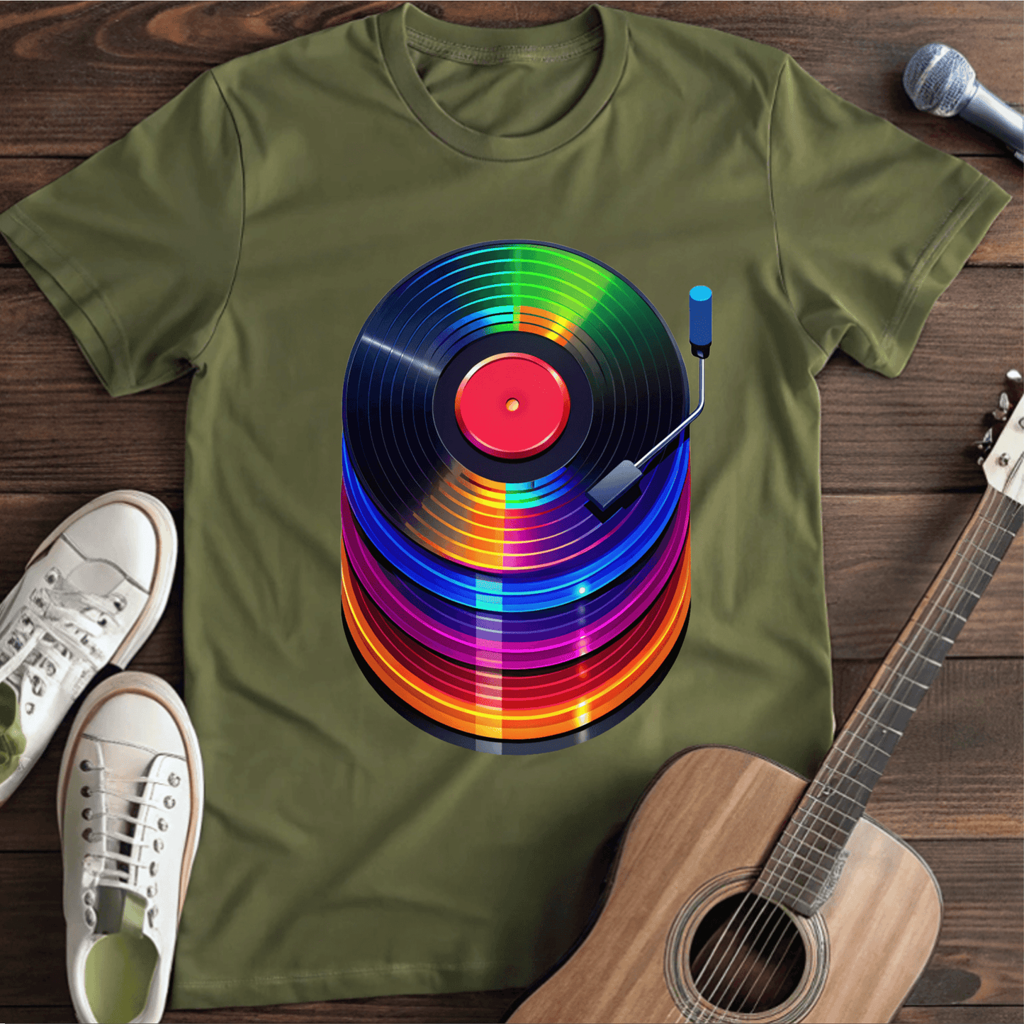 ⭐️⭐️⭐️⭐️⭐️ T-Shirt Military Green / S Classic Vinyl T-Shirt