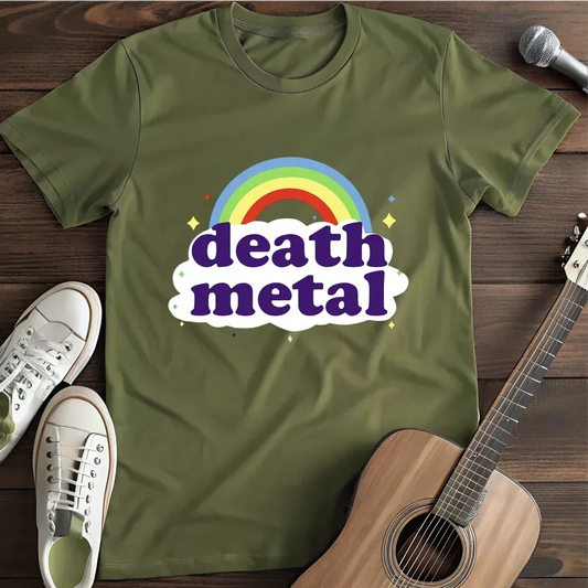 Printify T-Shirt Military Green / S Death Metal T Shirt