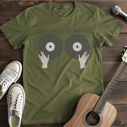 Printify T-Shirt Military Green / S Dont Touch T Shirt