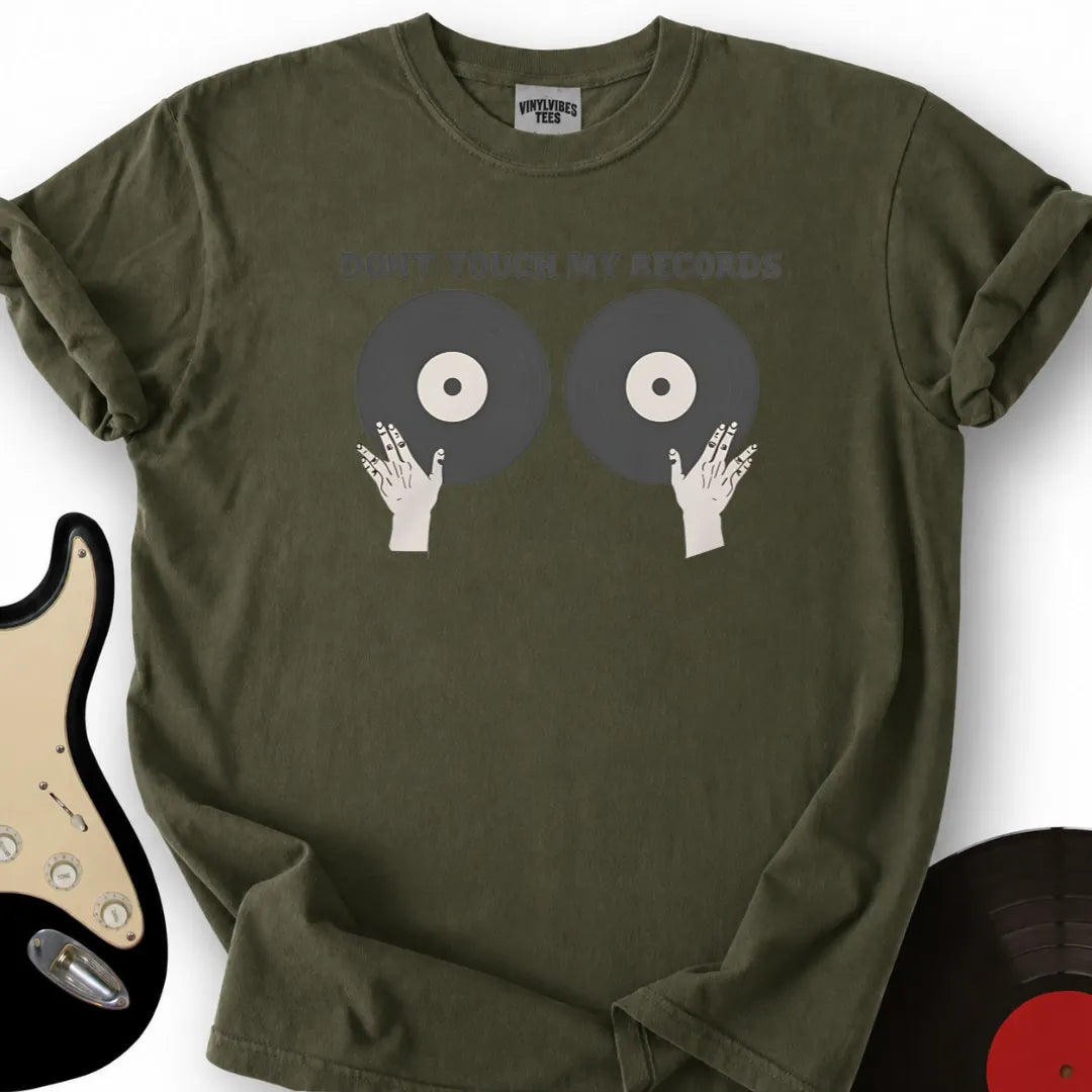 Printify T-Shirt Military Green / S Dont Touch T-Shirt