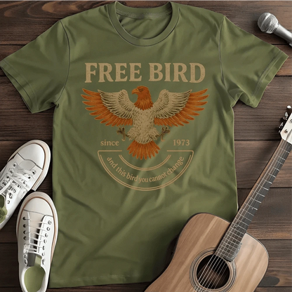 Printify T-Shirt Military Green / S Free Bird T Shirt
