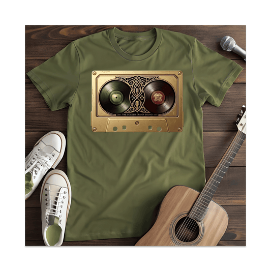 Printify T-Shirt Military Green / S Golden Era of Sound T-Shirt