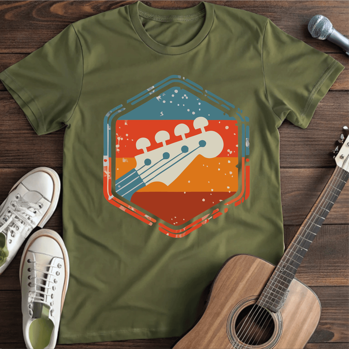 ⭐️⭐️⭐️⭐️⭐️ T-Shirt Military Green / S Guitar Hero T-Shirt