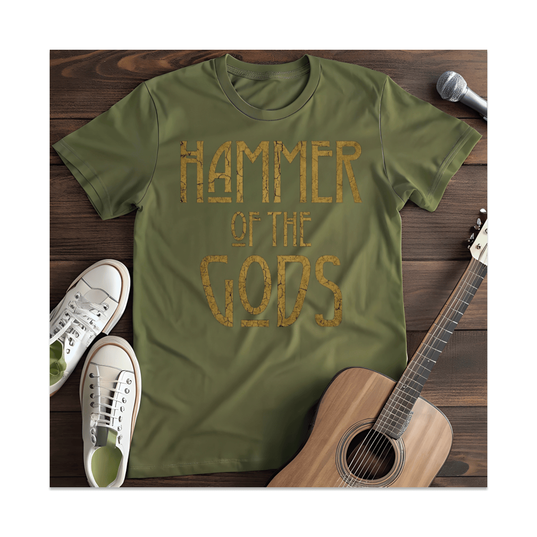 Printify T-Shirt Military Green / S Hammer Of The Gods T-Shirt