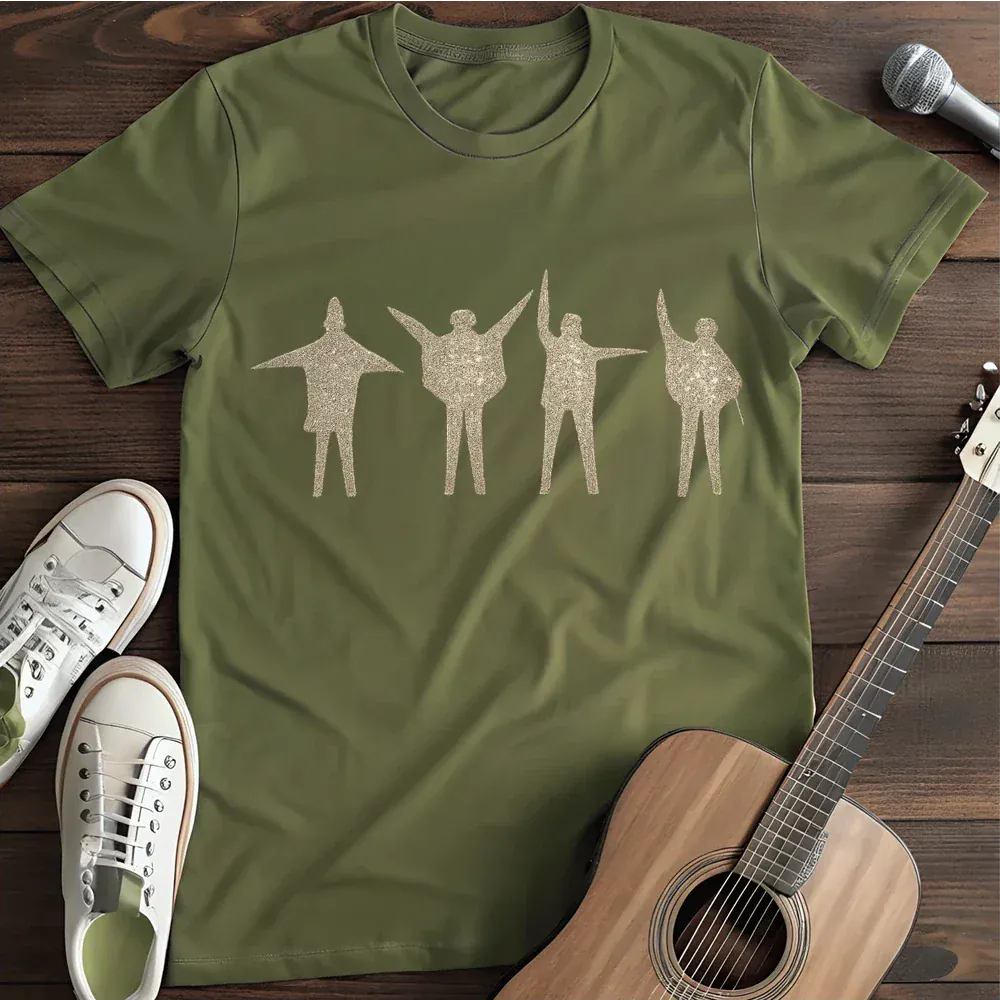 Printify T-Shirt Military Green / S Help T Shirt