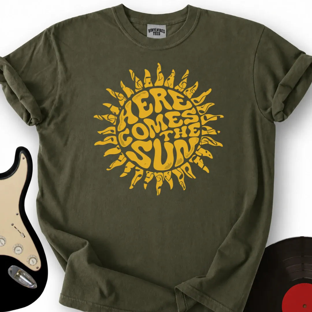 Printify T-Shirt Military Green / S Here Comes T-Shirt