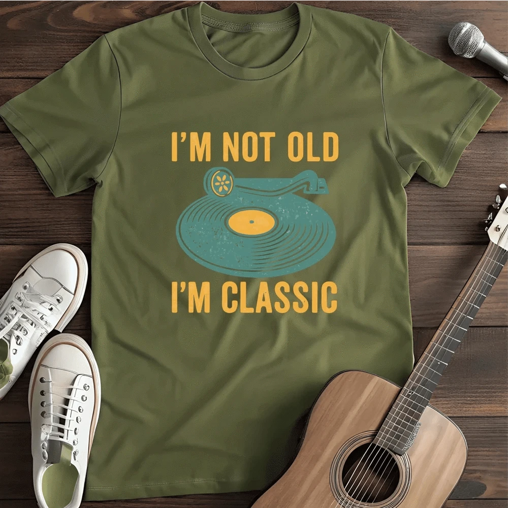 Printify T-Shirt Military Green / S I M Not Old T Shirt