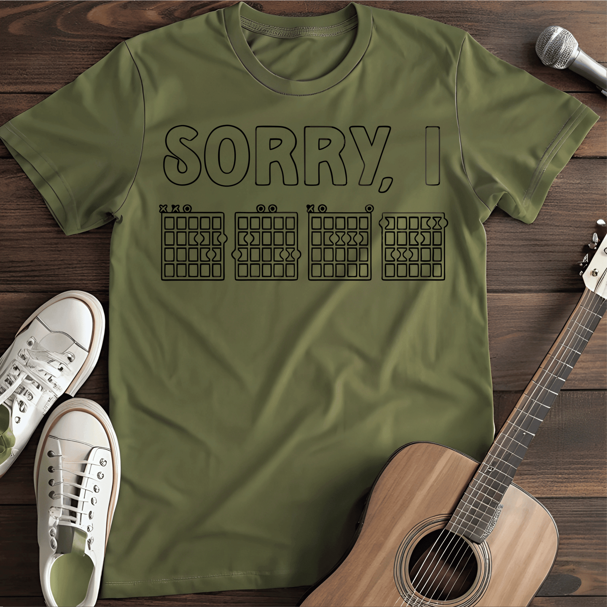 Printify T-Shirt Military Green / S IDGAF Tee