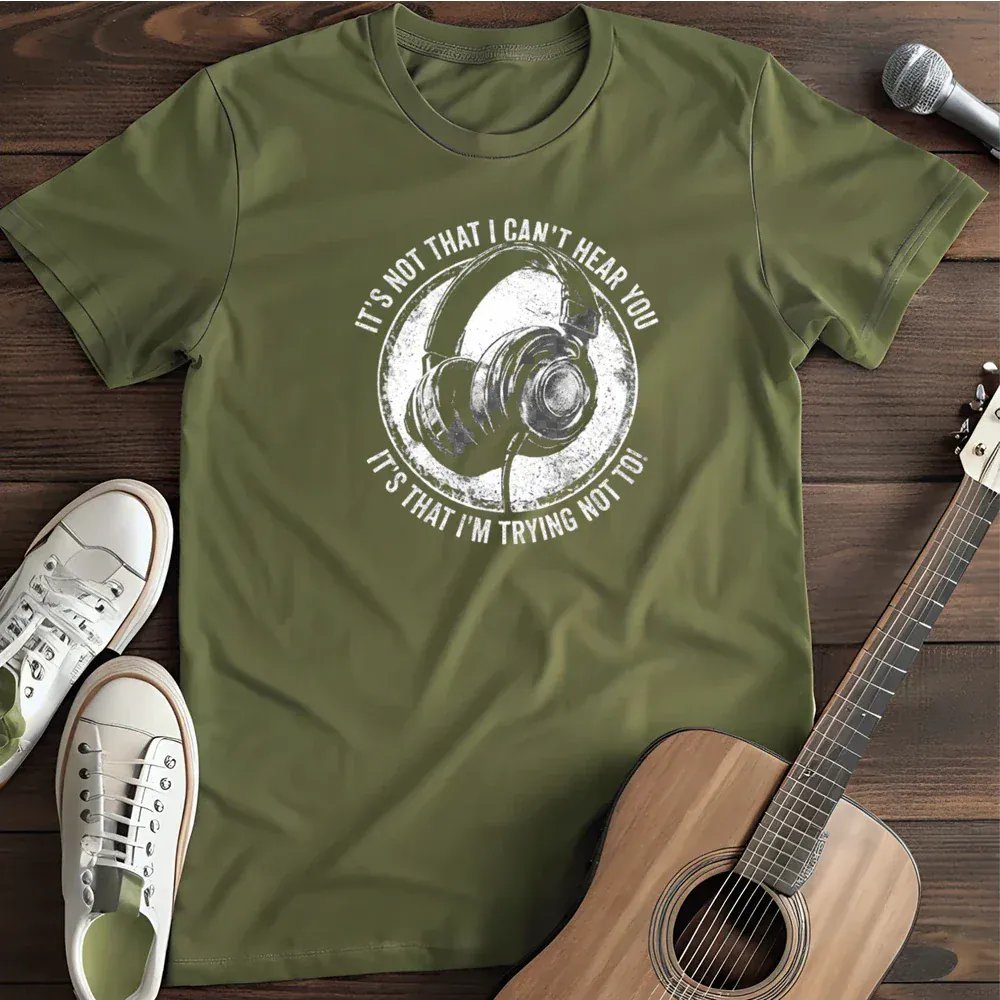 Printify T-Shirt Military Green / S It S Not That T Shirt