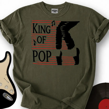 Printify T-Shirt Military Green / S King of Pop Classic T-Shirt