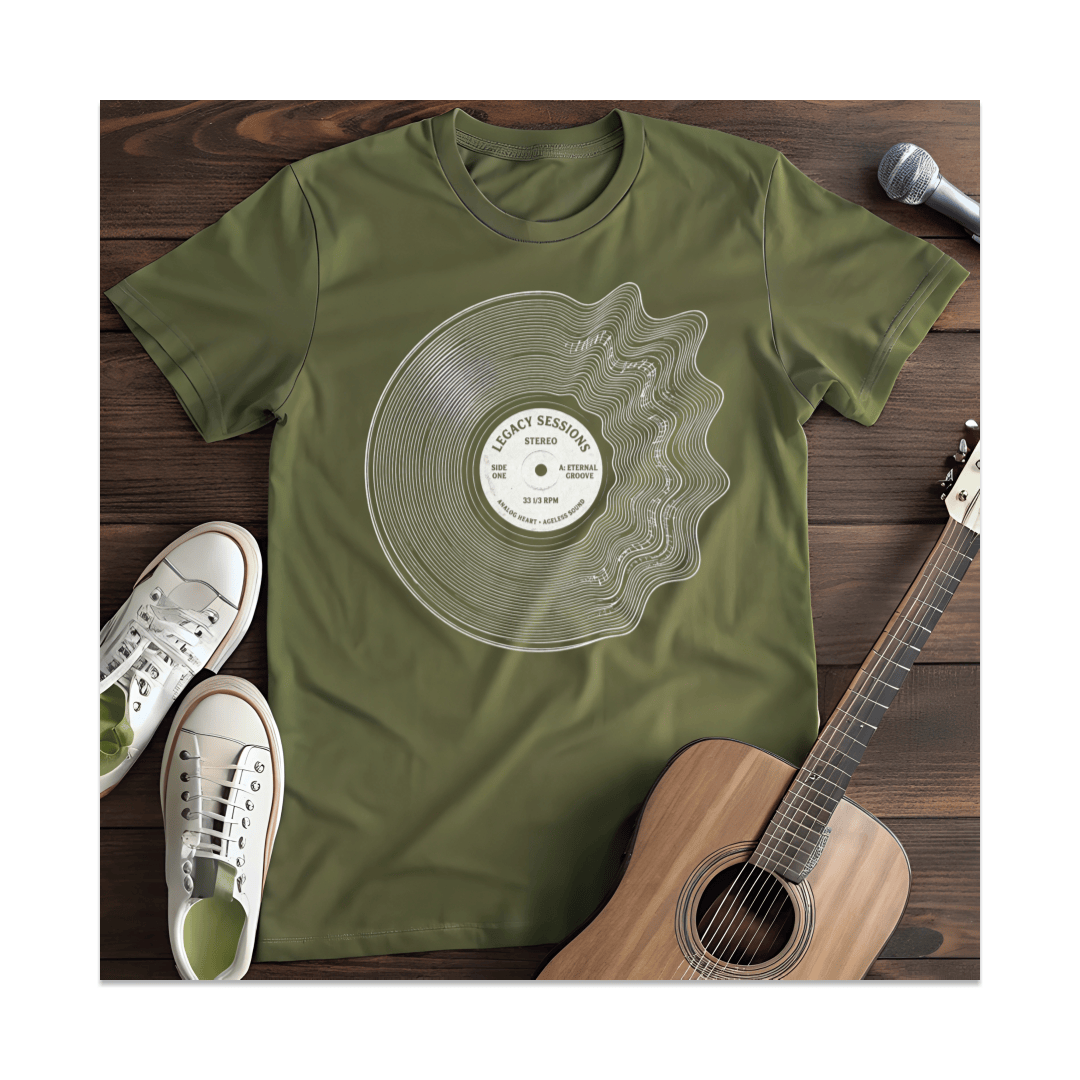 Printify T-Shirt Military Green / S Legacy Sessions Melted Vinyl T-Shirt