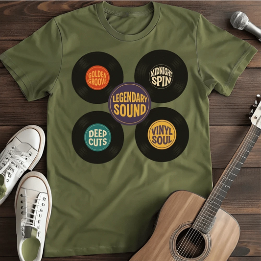 Printify T-Shirt Military Green / S Legendary Sounds T Shirt