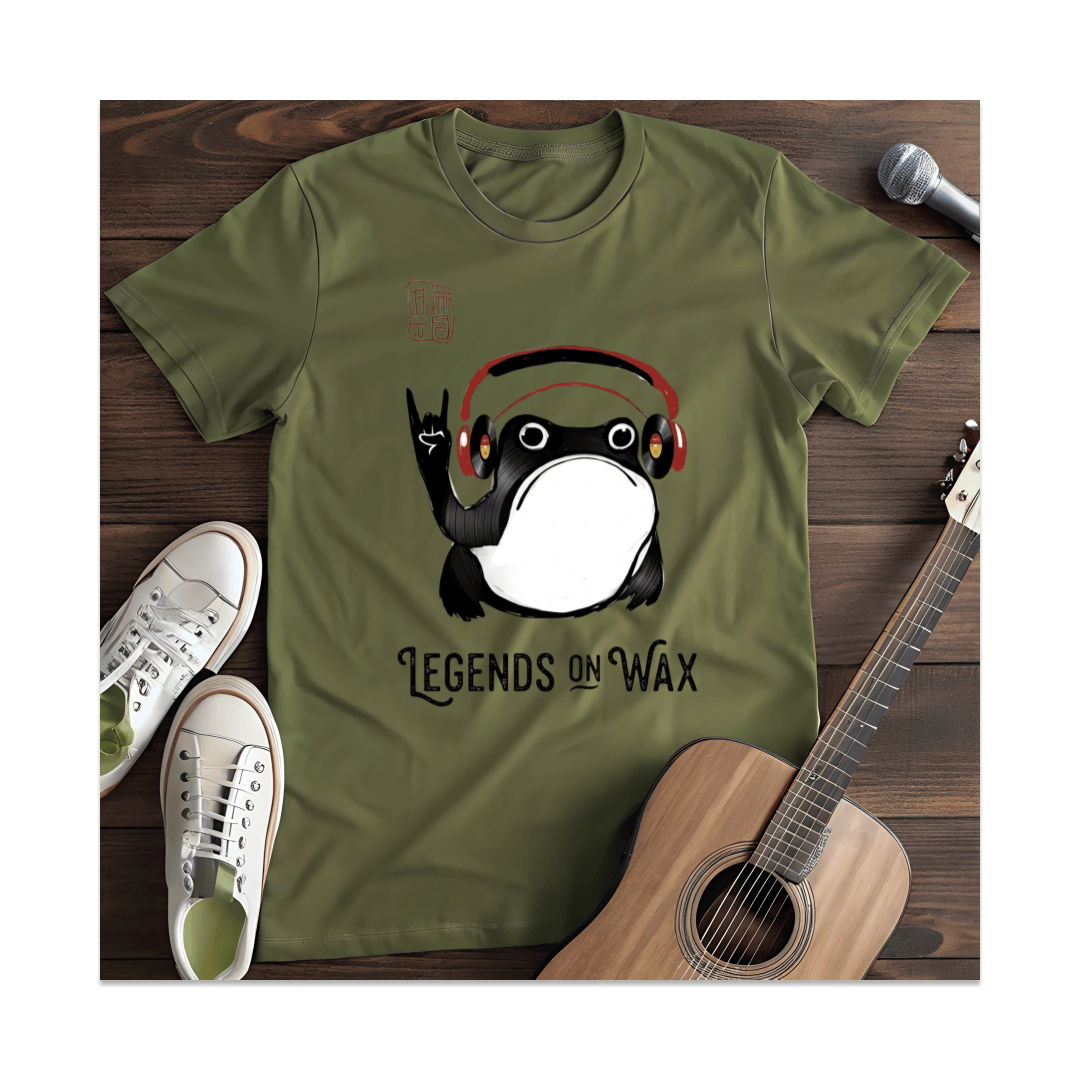 Printify T-Shirt Military Green / S Legnds On Wax T-Shirt