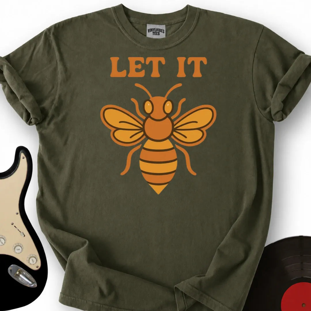 Printify T-Shirt Military Green / S Let It B T-Shirt