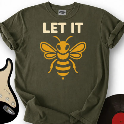 Printify T-Shirt Military Green / S Let It T-Shirt