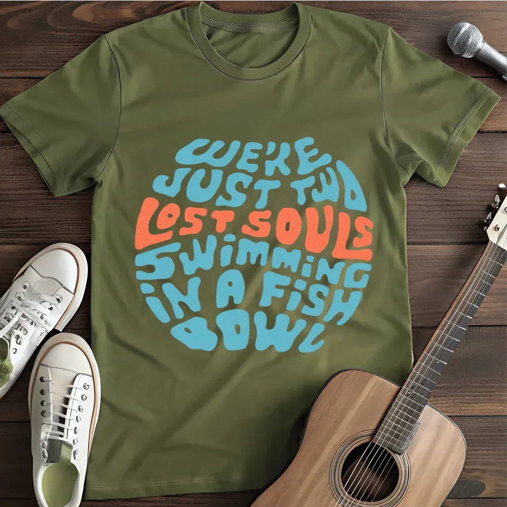 Printify T-Shirt Military Green / S Lost Souls T Shirt