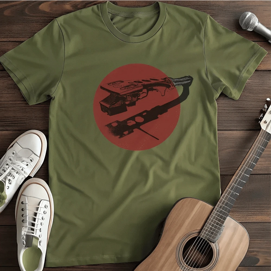 Printify T-Shirt Military Green / S Needle Reflection T Shirt
