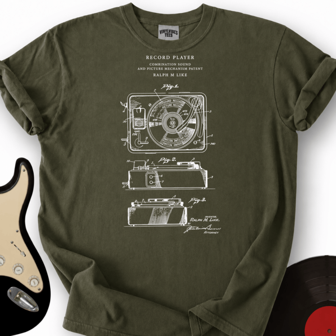 Printify T-Shirt Military Green / S Patent Player T-Shirt