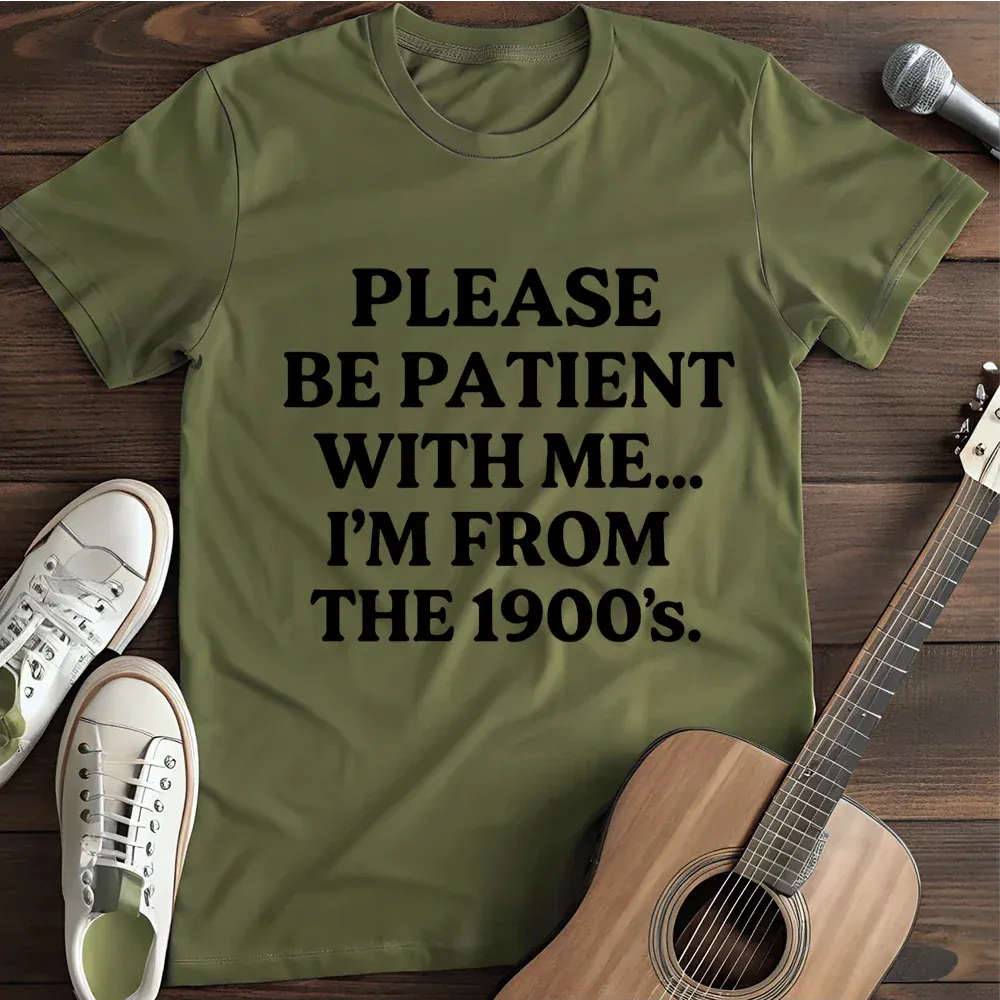 Printify T-Shirt Military Green / S Patient T Shirt