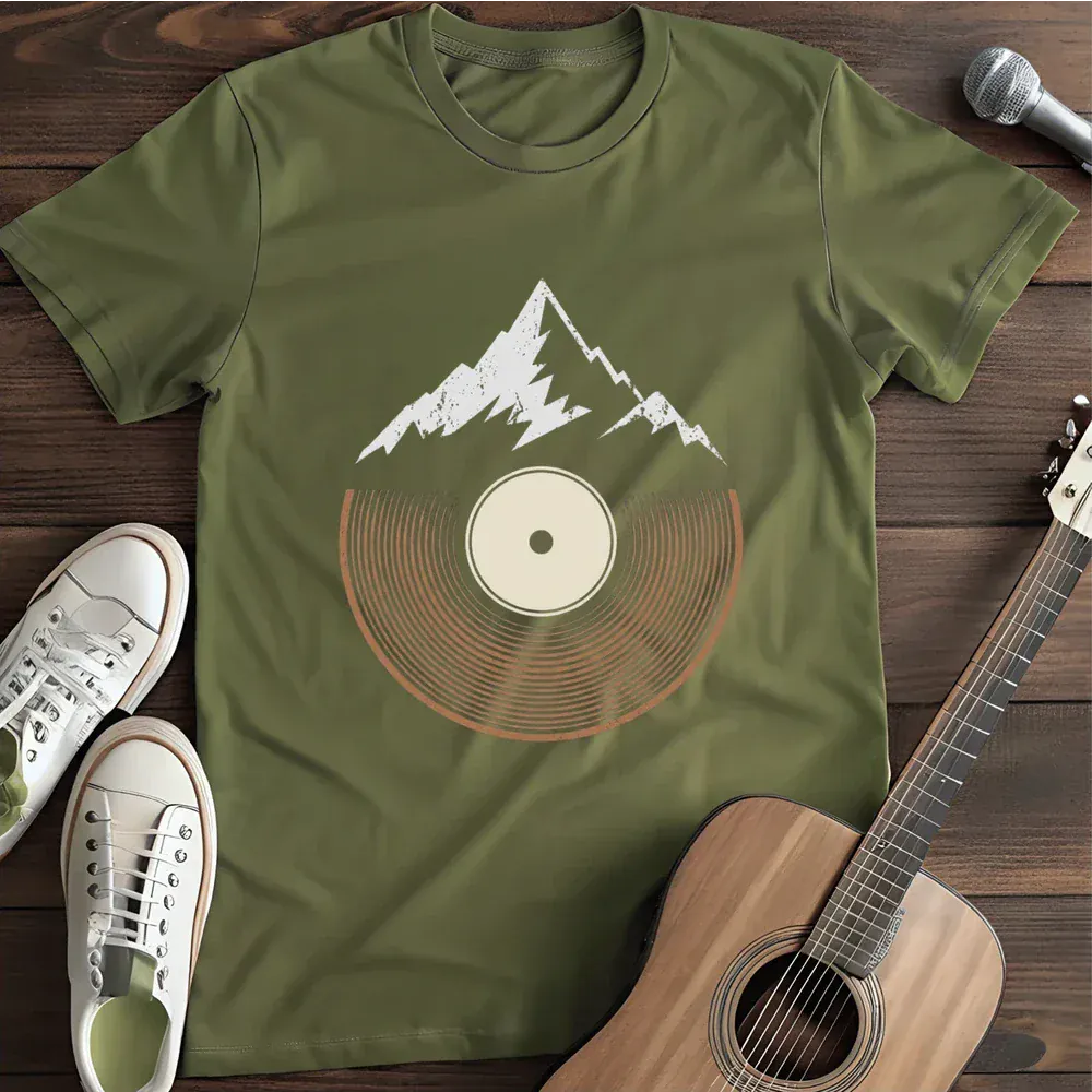 Printify T-Shirt Military Green / S Peak Music T Shirt