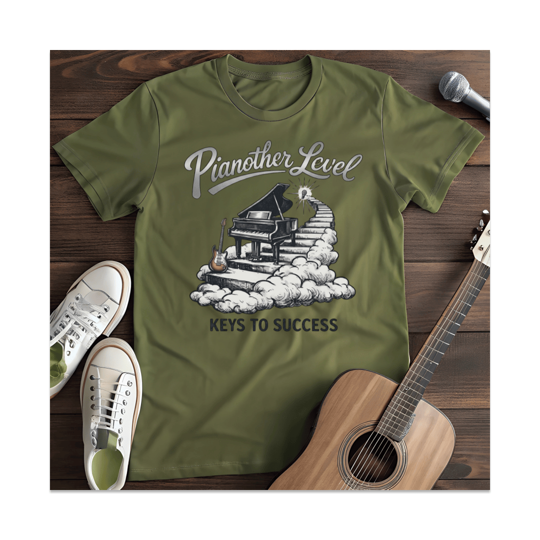 Printify T-Shirt Military Green / S Pianother Level T-Shirt