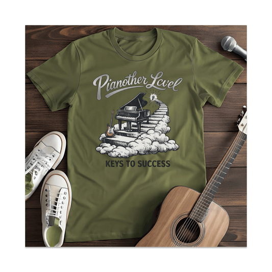 Printify T-Shirt Military Green / S Pianother Level T-Shirt