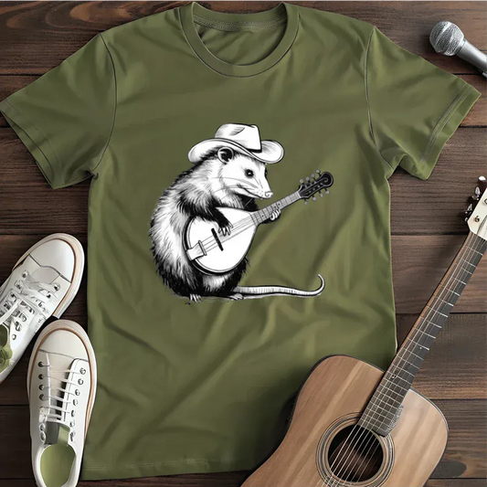 Printify T-Shirt Military Green / S Possum Plucker T Shirt