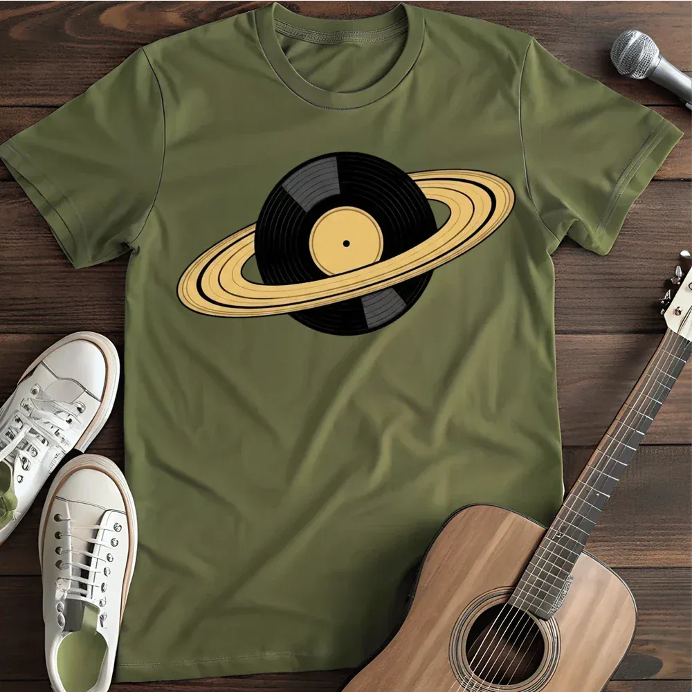 Printify T-Shirt Military Green / S Rings Of Saturn T Shirt