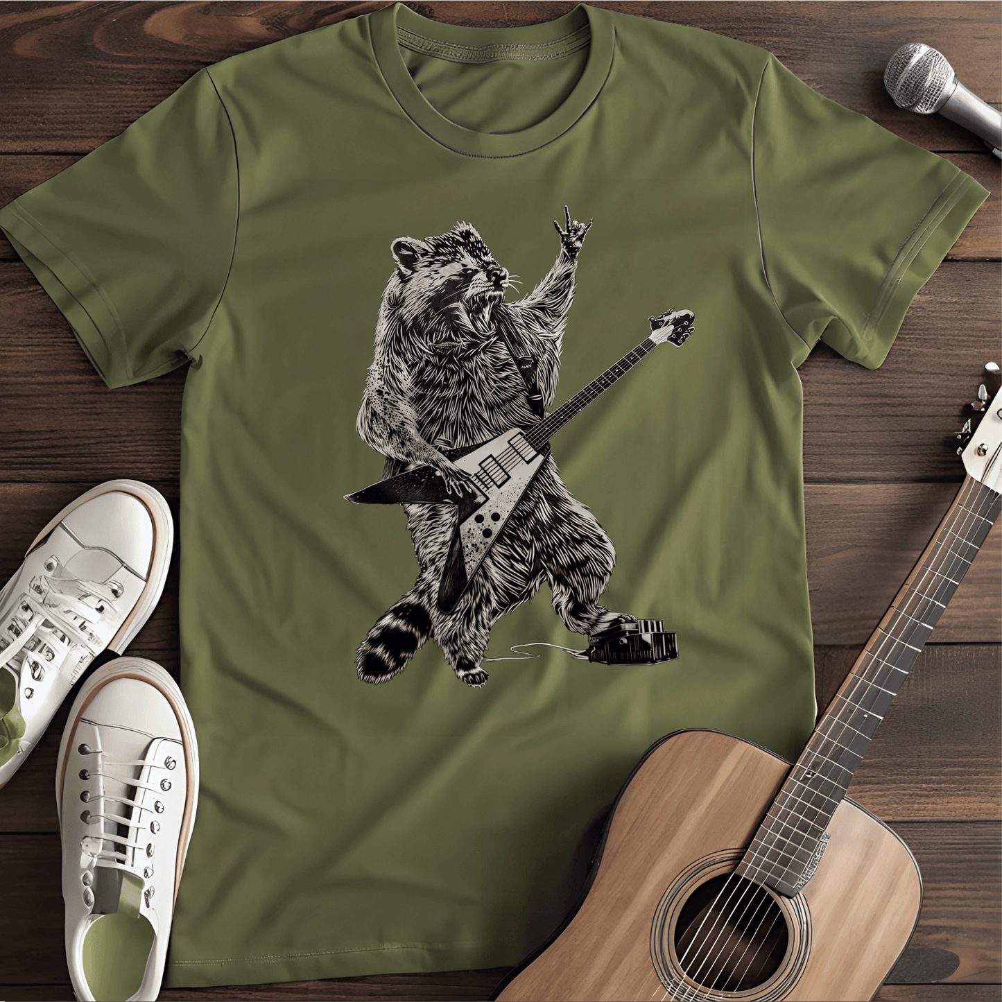 ⭐️⭐️⭐️⭐️⭐️ T-Shirt Military Green / S Rocker T-Shirt