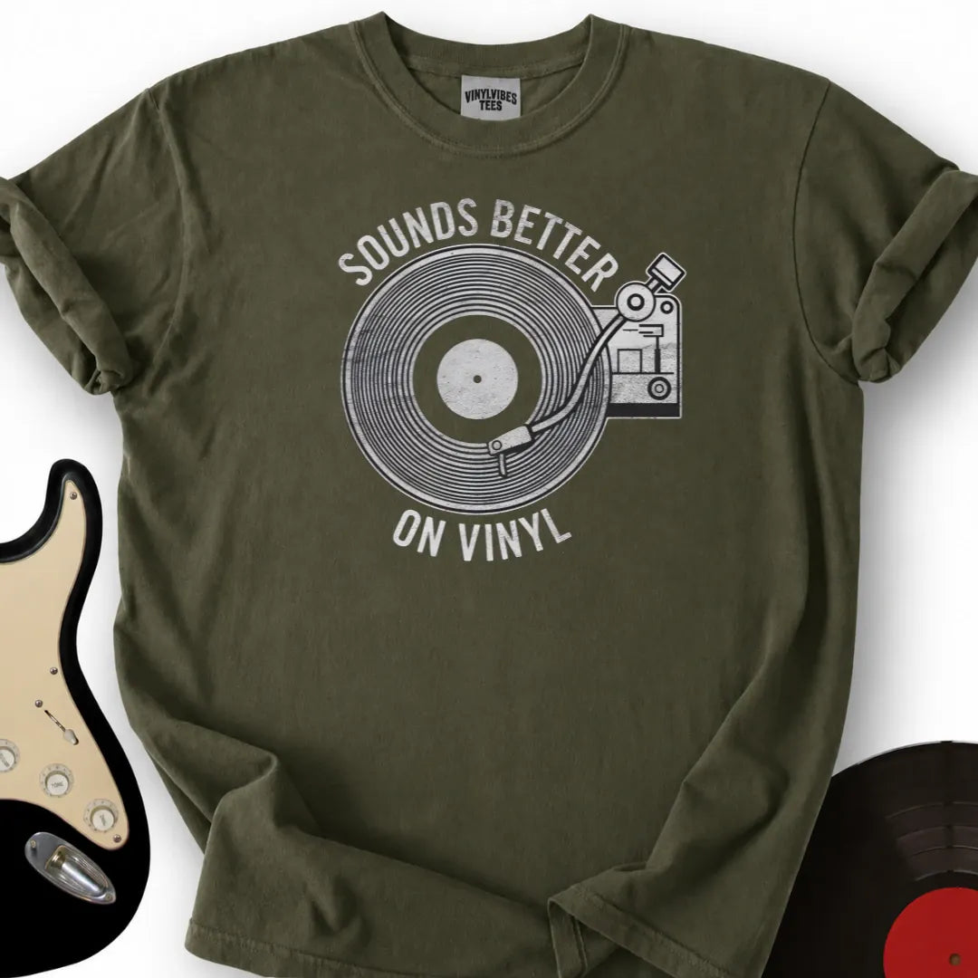 Printify T-Shirt Military Green / S Sounds Better T-Shirt