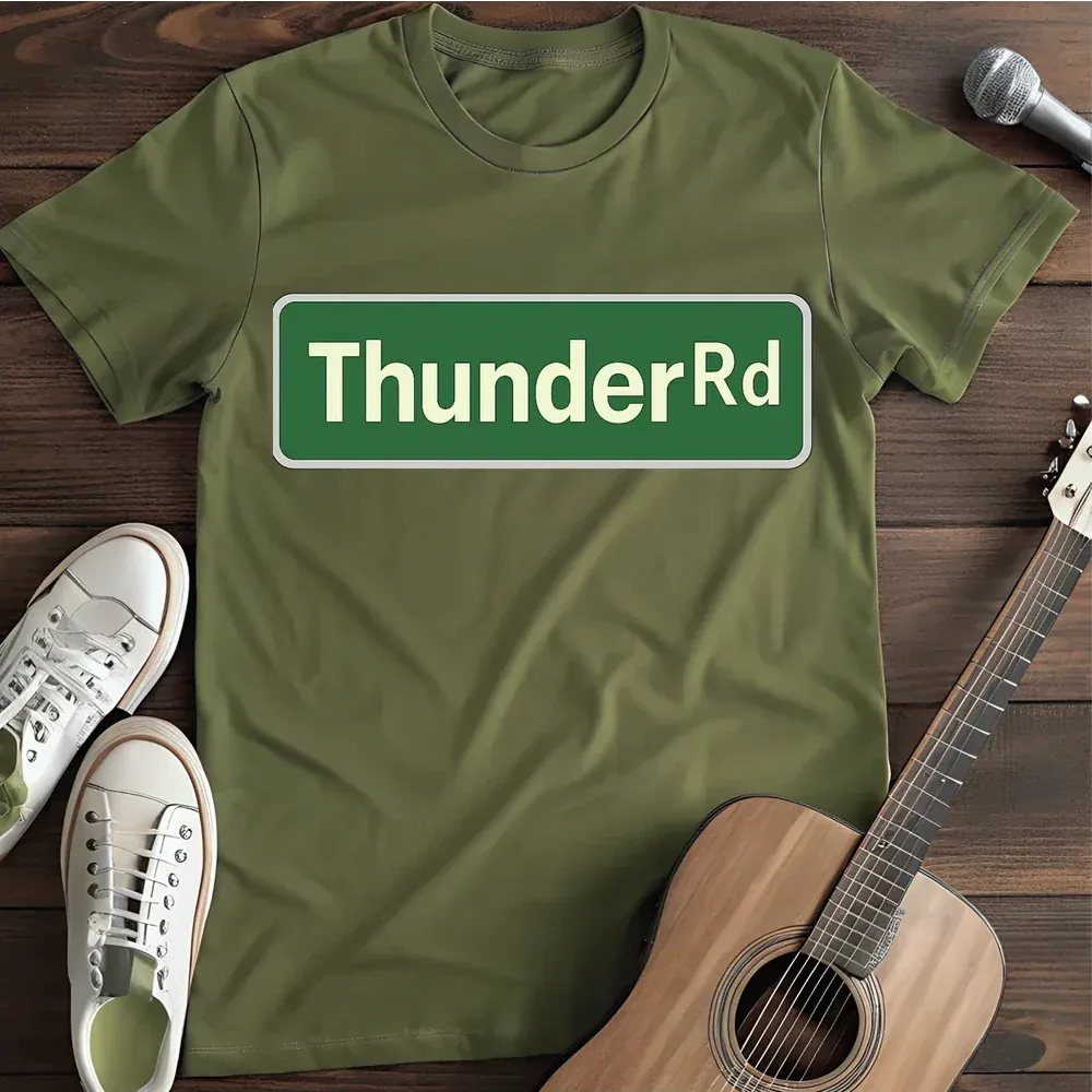 Printify T-Shirt Military Green / S Thunder Rd T Shirt