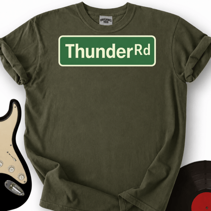 Printify T-Shirt Military Green / S Thunder Rd T -Shirt