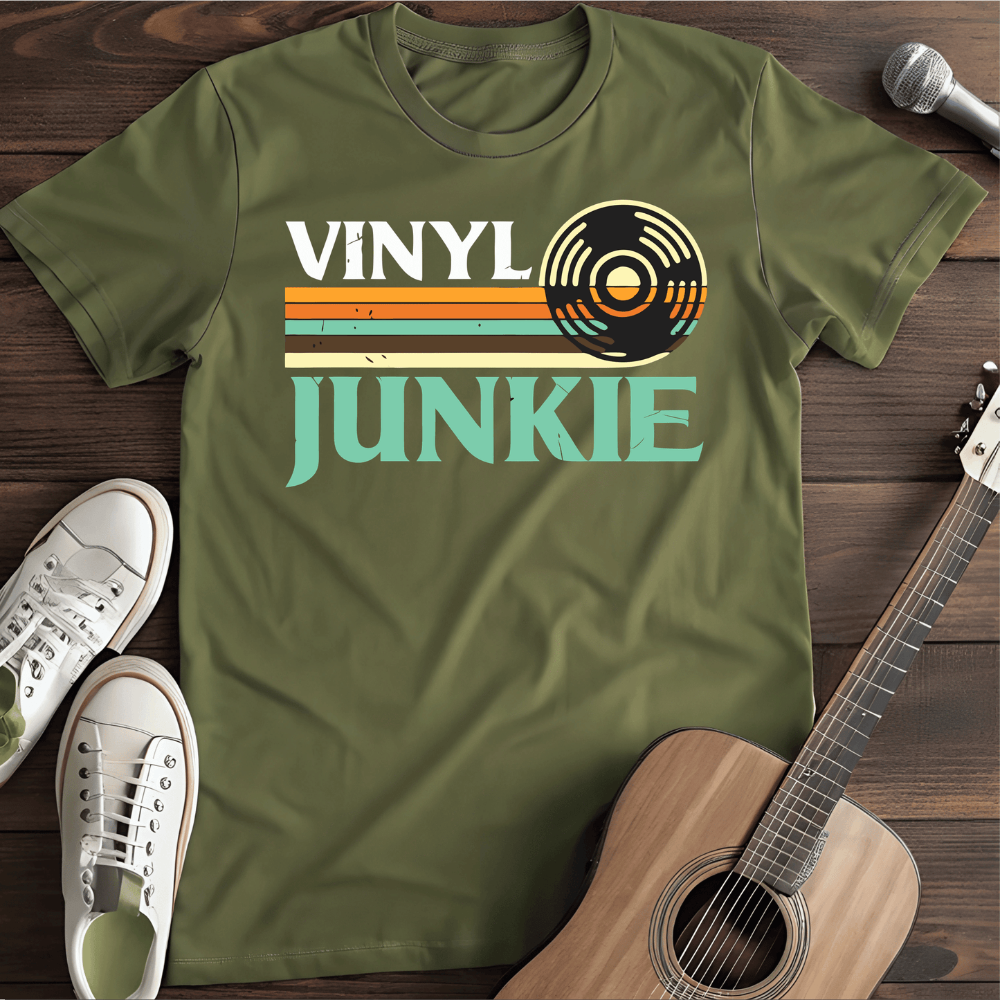 ⭐️⭐️⭐️⭐️⭐️ T-Shirt Military Green / S Vinyl Junk T-Shirt