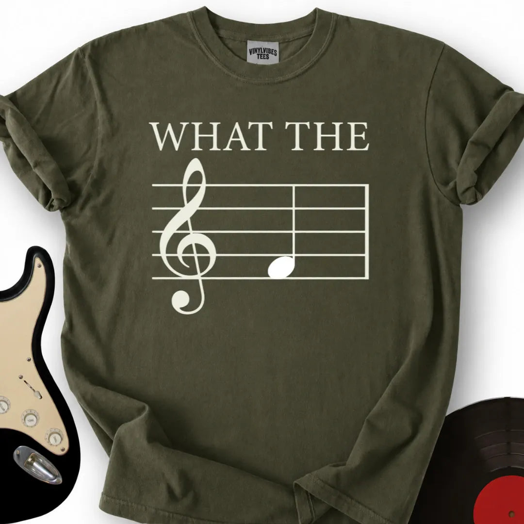 Printify T-Shirt Military Green / S What The T-Shirt