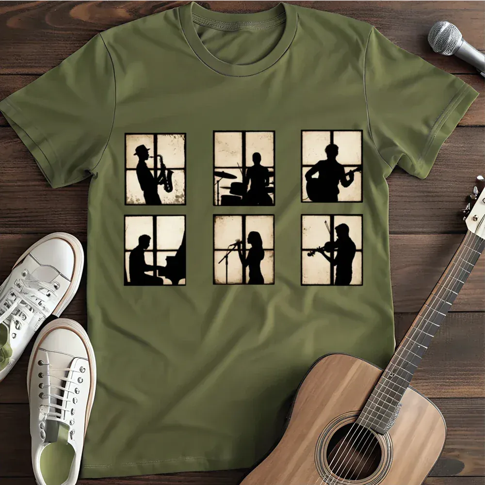 Printify T-Shirt Military Green / S Window Into The Soul T Shirt