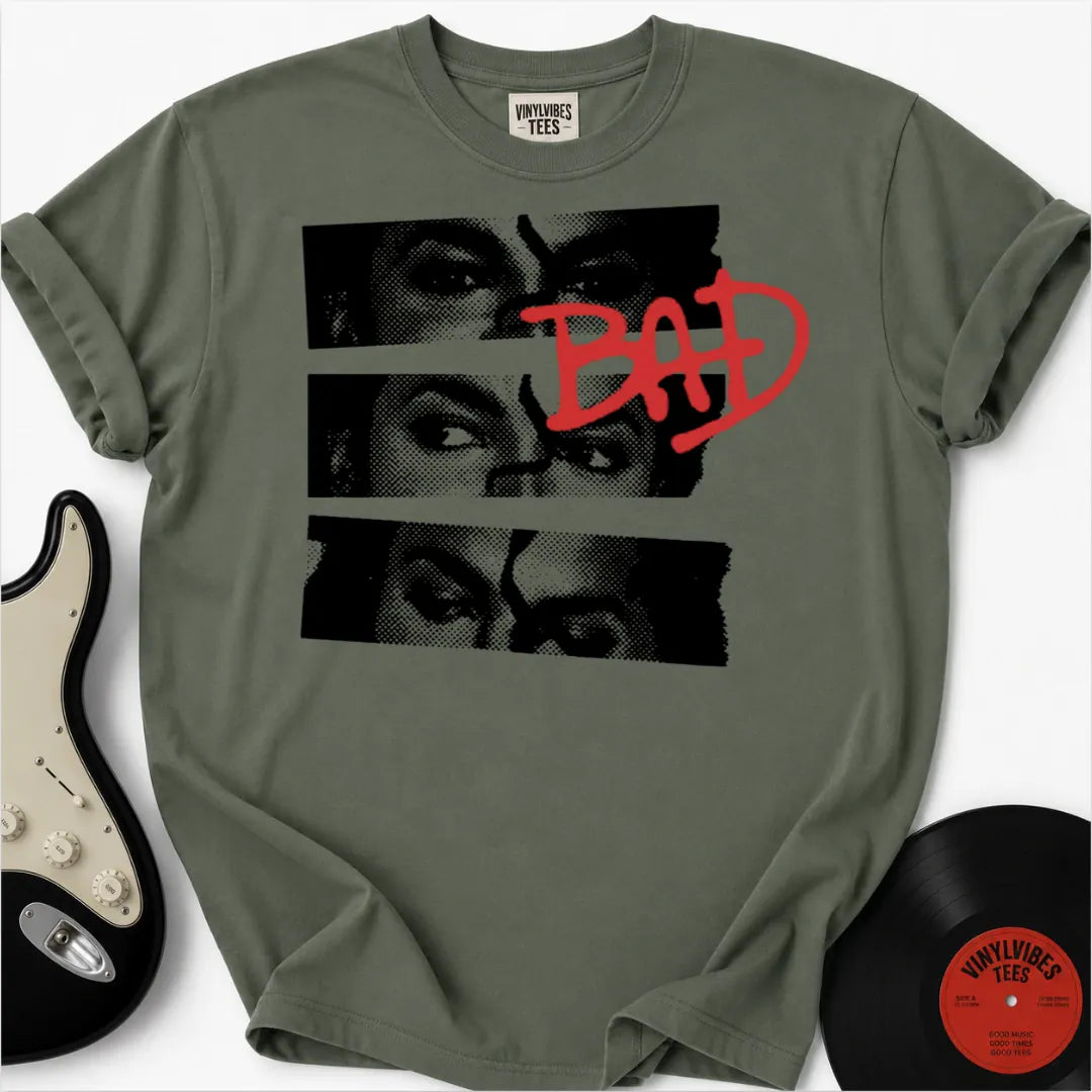 Printify T-Shirt Moss / S Bad Era Halftone Premium T-Shirt