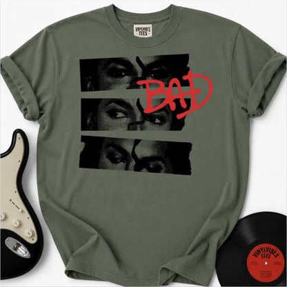 Printify T-Shirt Moss / S Bad Era Halftone Premium T-Shirt