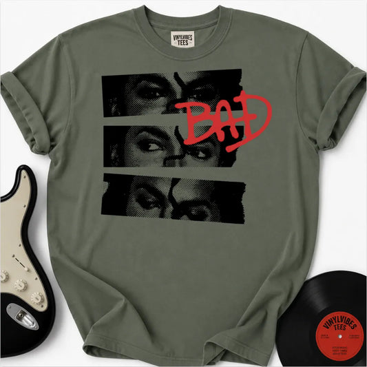 Printify T-Shirt Moss / S Bad Era Halftone Premium T-Shirt