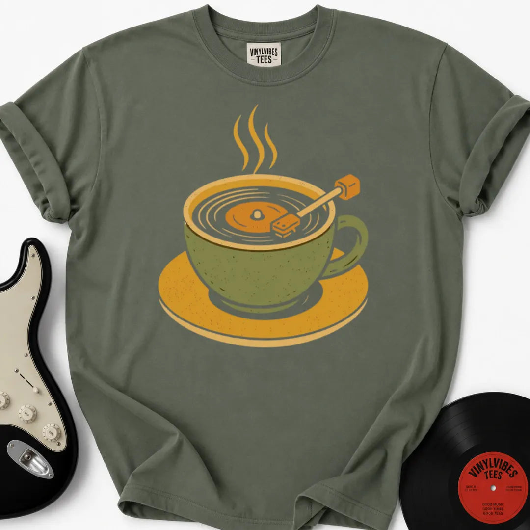Printify T-Shirt Moss / S Coffee Player Premium T-Shirt
