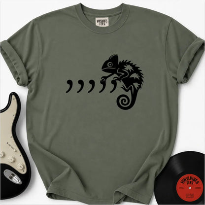 Printify T-Shirt Moss / S Comma Chameleon Premium T-Shirt